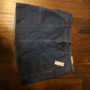 NWT denim mini skirt Old Navy sz 16